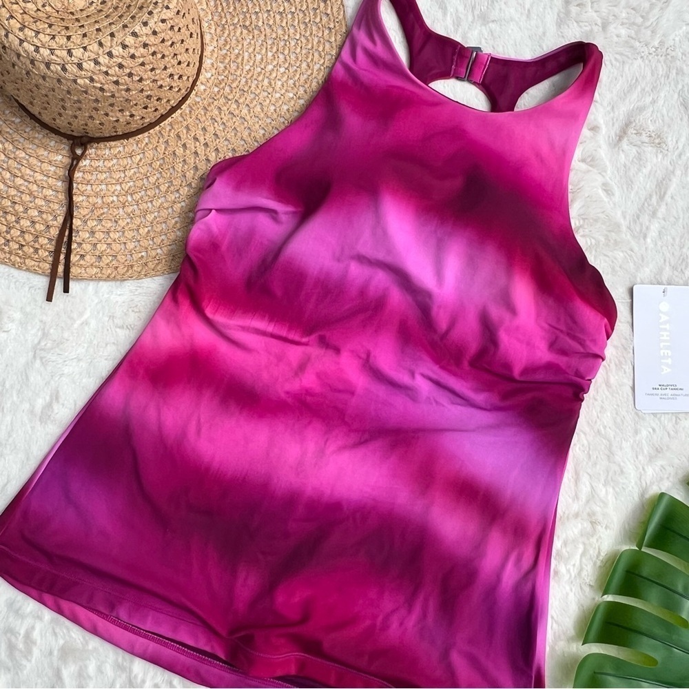 Athleta Maldives Bra Cup Tankini Top